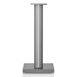 Bowers & Wilkins 706 S3 2-Way Bookshelf Speaker (Satin White) FS-700 Floor Stand (Silver) - Each