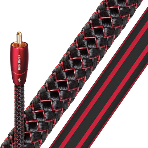 AudioQuest Red River RCA Male to RCA Male Cables - 9.84 ft. (3m) - 2-Pack