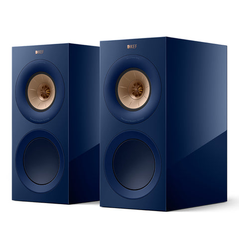 KEF R3 Meta Bookshelf Speaker - Pair (Gloss Indigo Limited Edition)