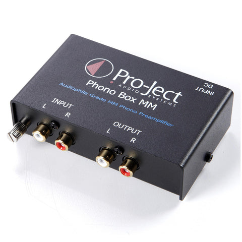 Pro-Ject Phono Box MM Phono Preamp With Line Output (Black)
