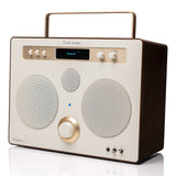 Tivoli Audio Songbook MAX Bluetooth Speaker with Built-In Pre-Amp and Carrying Handle (Cream/Brown)