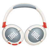 JBL Junior 470NC Kid Safe On Ear Wireless Headphone with gSport Case (White)