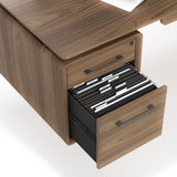 BDI LINQ 6821 Executive Desk (Natural Walnut)