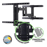 Sanus VODLF125-B2 Premium Outdoor Full-Motion Mount with Corrosion Resistant Coating & Stainless-Steel Hardware for 40"-85" TVs