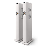 KEF LS60W Wireless Floorstanding Speakers - Pair (Mineral White)