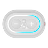 Monster DNA One Waterproof Portable Bluetooth Speaker with Omnidirectional Sound & Qi Wireless Charging Base (White)