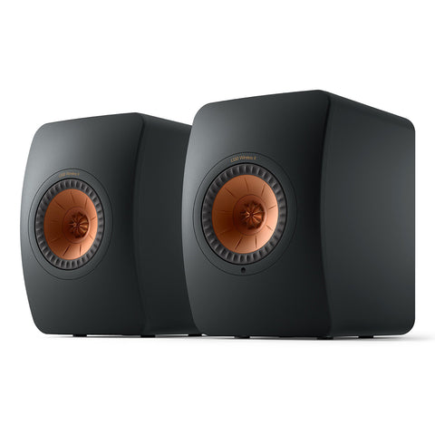 KEF LS50 Wireless II Music System - Pair (Carbon Black)