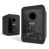 Kanto REN Powered Bluetooth Bookshelf Speakers - Pair (Matte Black)