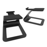 Kanto SE2 Elevated Desktop Speaker Stands for Small Speakers - Pair (Black)
