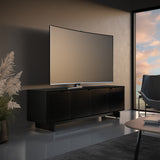 BDI Align Media + Storage 7479ME-EBO Quad Cabinet with Media Base (Ebonized Ash)