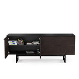 BDI Corridor 6529 Credenza Cabinet (Charcoal Stained Ash)