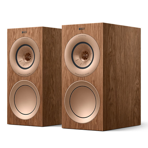 KEF R3 Meta Bookshelf Speaker - Pair (Walnut)
