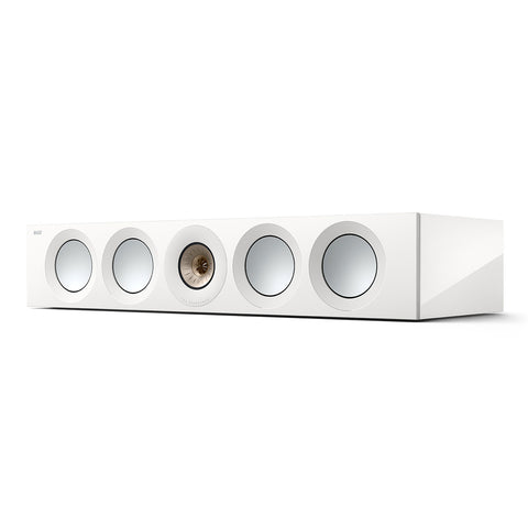 KEF Reference 4 Meta Center Channel Speaker (High-Gloss White/Champagne)