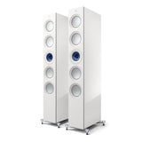 KEF Reference 5 Meta Floorstanding Speaker - Each (High-Gloss White/Blue)