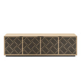 BDI Elements 8703 Weave Media Cabinet (Washed Oak)
