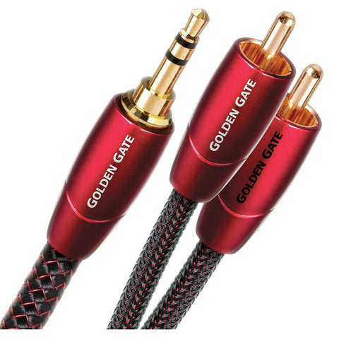 AudioQuest Golden Gate 3.5mm to Mini RCA Male Cable - 4.92 ft. (1.5m)