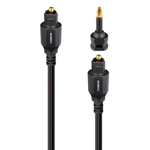 AudioQuest Carbon Optilink Digital Audio Cable with Mini-Adaptor (2.46 ft.)