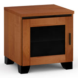 Salamander Designs Chameleon Collection Elba 217 AV Cabinet (Wide Framed American Cherry Doors with Smoked Glass Inserts)