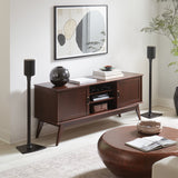 Sanus Fixed-Height Speaker Stands for Sonos Era 100 - Pair (Black)
