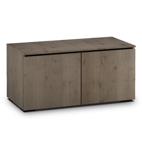 Salamander Designs Chameleon Collection Lancaster 221 Twin AV Cabinet (Rough-Sawn Barnboard Oak)