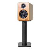 Kanto SP9 9" Universal Desktop Speaker Stands with Rotating Top Plates and Cable Management - Pair (Black)