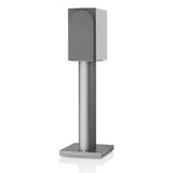 Bowers & Wilkins 706 S3 2-Way Bookshelf Speaker (Satin White) FS-700 Floor Stand (Silver) - Each