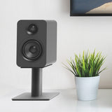 Kanto SP6HD 6" Universal Desktop Speaker Stands with Rotating Top Plates and Cable Management - Pair (Black)