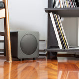 Kanto SUB8 8" Powered Subwoofer Bundle with AudioQuest Jack Russell Subwoofer Cable - 4m (Black)