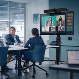 Kanto MPC77 Rolling AV Cart Compatible with Video Conferencing Systems for 37" - 77" TVs