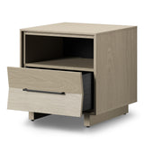 BDI KAVA Bedroom 9681 20" Nightstand (Washed Oak)