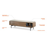 BDI LINQ Bench 9101 with Fabric Cushion