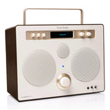 Tivoli Audio Songbook MAX Bluetooth Speaker with Built-In Pre-Amp and Carrying Handle (Cream/Brown)