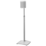 Sanus WSSA2 Height-Adjustable Wireless Speaker Stands for Sonos ONE, PLAY:1, and PLAY:3 - Pair (White)