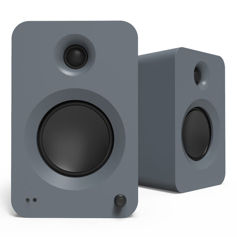 Kanto REN Powered Bluetooth Bookshelf Speakers - Pair (Matte Grey)