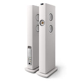 KEF LS60W Wireless Floorstanding Speakers - Pair (Mineral White)