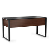 BDI Corridor 6501 Desk with Keyboard Drawer (Chocolate Stained Walnut)
