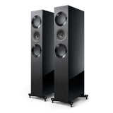 KEF Reference 3 Meta Floorstanding Speaker - Each (High-Gloss Black/Grey)