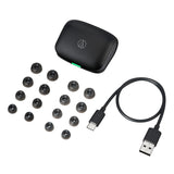 Audio-Technica ATH-TWX7 Truly Wireless Earbuds (Black)