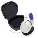 JBL Quantum 360P Wireless Over-Ear Performance Gaming Headphone Bundle with gSport Case (White)