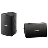 Yamaha NS-AW194 All-Weather Outdoor Speakers Bundle - 4 Pack (Black)