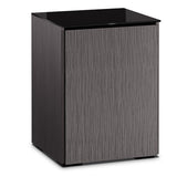 Salamander Designs Chameleon Collection Seattle 317 Single AV Cabinet (Gray Oak with Black Glass)