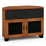 Salamander Designs Chameleon Collection Elba 329 Twin Speaker Integrated Corner Cabinet (Wide Framed American Cherry Doors with Smoked Glass Inserts)