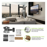 Kanto PS200 Articulating Full Motion TV Mount for 26" - 60" TV