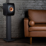 Kanto SX26 26" Tall Fillable Speaker Stands with Isolation Feet - Pair (Black)