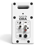 Kanto ORA Powered Reference Desktop Speakers with Bluetooth - Pair (White)