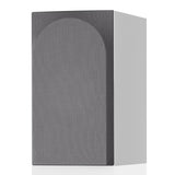 Bowers & Wilkins 706 S3 2-Way Bookshelf Speaker (Satin White) with FS-700 Floor Stand (Silver) - Pair