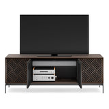 BDI Elements 8709 Weave Media Cabinet with Console Base (Toasted Oak)