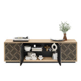 BDI Elements 8703 Weave Media Cabinet (Washed Oak)