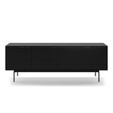 BDI Align Media + Storage 7479CO-EBO Quad Cabinet with Console Base (Ebonized Ash)