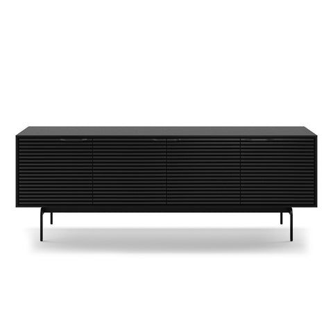BDI Align Media + Storage 7479CO-EBO Quad Cabinet with Console Base (Ebonized Ash)